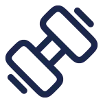 Dumbbell Large Minimalistic SVG Icon